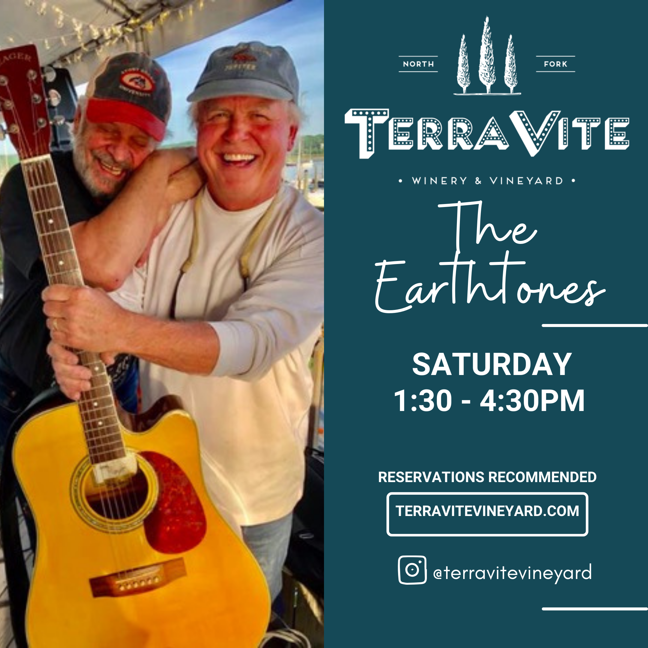 The Earthtones LIVE at Terra Vite North Fork Winery & Vineyard