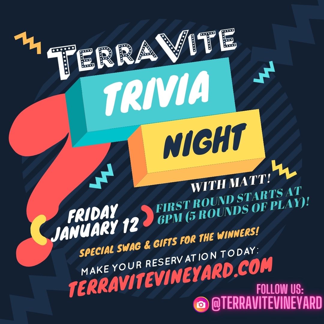 Trivia begins at 6pm! Reservations Recommended!